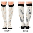 thumbnail image 4 of FORMRS Womens Knee High Socks Casual Long Thick Travel Daily Wear, 1 Pair, Adorable Bunnies, 4 of 6