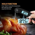 thumbnail image 5 of delpattern Digital Meat Thermometer, Instant Read Food Thermometer for Baking, Liquids, Candy，Grill Accessories Grill Thermometer - Black, 5 of 8