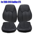 thumbnail image 3 of APPLAYERR Vehicle Spare Part for CTS 2008 2013 Front Driver and Passenger Leather Seat Covers Black 4PCS Set, 3 of 8