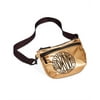 Dkny Women's Metallic-Foil Logo Belt Bag Gold S/M & M/L NWT Free Shipping (S/M)