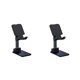 thumbnail image 2 of Bearachild Soporte para teléfono móvil telescópico plegable de diseño ergonómico soporte antideslizante para teléfono móvil ajustable en ángulo de negro 2piezas, 2 of 5