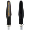 thumbnail image 1 of IKemiter 2 Pcs Moto 12 LED Indicateur de Signal de Virage Clignotants Lumière Fluide Marqueur de Frein d'Embrayage de Guidon, 1 of 7