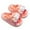 Pink, variant on Girls' Cute Bunny Slide Sandals Soft Non- Open-Toe Slippers with Closed Heel Color:White,Size:2.5-3 Years