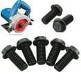 thumbnail image 3 of 5pcs Saw Blade Screw M8 x 18mm Left Hand Thread Hex Flange For Cutting Machine, 3 of 9