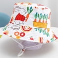 thumbnail image 5 of Bobifish Girls Sun Hat Cartoon Wide Brim Bucket Hat With Adjustable Chin Strap Sea Themed Beach Wear Sun Protection Hat, 5 of 5