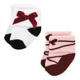 thumbnail image 3 of Hudson Baby Infant Girl Cotton Rich Newborn and Terry Socks, Ballet 12-Pack, 6-12 Months, 3 of 8