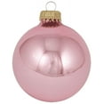 thumbnail image 2 of Glass Christmas Tree Ornaments - 67mm / 2.63" [8 Pieces] Designer Balls from Christmas By Krebs Seamless Hanging Holiday Decor (Shiny Pink Blush), 2 of 5