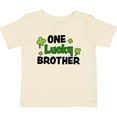 thumbnail image 3 of Inktastic One Lucky Brother with Shamrocks Boys Baby T-Shirt, 3 of 5