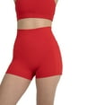 thumbnail image 5 of YITTY Active Women's UltraLuxe High Waist Pocket Biker Shorts – 3"/6" Tummy Control, Compression, Breathable & Activewear, Heated Red, XXL/1X, 3", 5 of 8