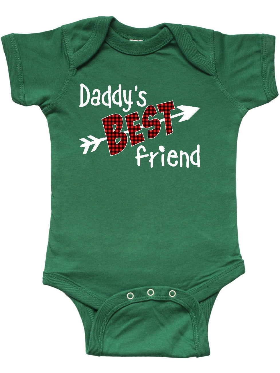 Arrow and Plaid Letters Infant Creeper inktastic Daddys Best Friend