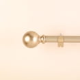 thumbnail image 2 of 42''-126'' long Adjustable Metal Curtain Rod Set Round Finials Decorations, 2 of 7