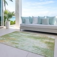 thumbnail image 6 of Addison Rugs Chantille Indoor/Outdoor Transitional Abstract Sage Washable Rectangle Rug, 5' x 7'6", 6 of 6