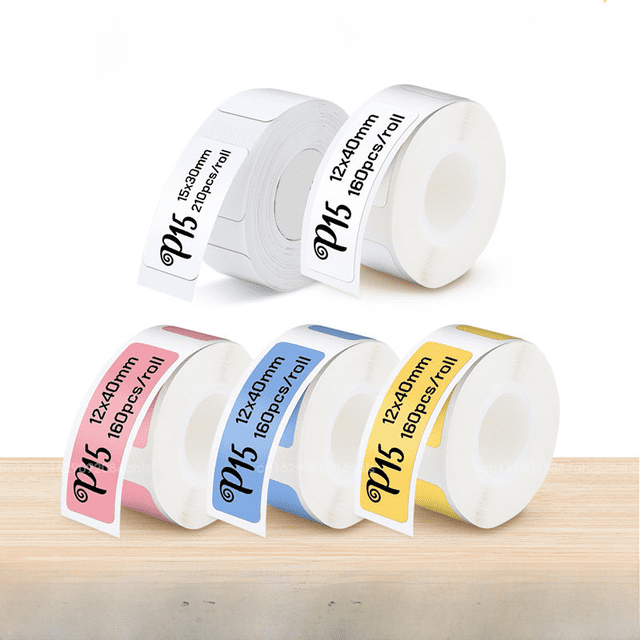 Papel de impresión térmica adecuado para la mini impresora Yakolai D30 Ning You P15 Papel de etiquetas térmicas autoadhesivo