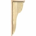 thumbnail image 3 of 8"W x 10"D x 26"H Carmel Rough Sawn Corbel w/Backplate, Douglas Fir, 3 of 9