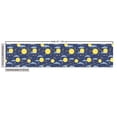 thumbnail image 3 of Ambesonne Moon Fabric by the Yard Upholstery, Smiling Moons Sleep Time, 2 Yards, Pale Orange Night Blue, 3 of 5