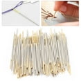 thumbnail image 1 of Cross Stitch Needles, 100Pcs Stainless Steel Large Eye Embroidery Needles with Storage Box for Craft Projects, 1 of 7