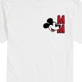 thumbnail image 3 of Mickey & Friends - Mickey Mouse Initials  - Men's Short Sleeve Graphic T-Shirt, 3 of 5