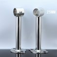 thumbnail image 2 of JUNWELL Stainless Steel Curtain Rod Ceiling Mount Bracket Holders, 2 of 10