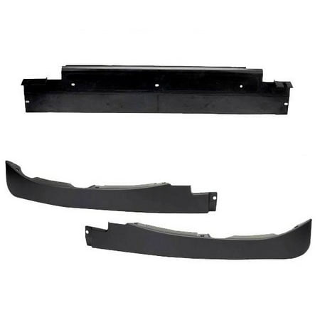 Front C6 Corvette - C6 Corvette Front Lower Complete Spoiler 3 Sections Fits: 05 through 13 Corvettes