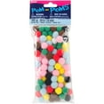thumbnail image 2 of Pom-Poms .25" 100/Pkg-Multi, 2 of 2