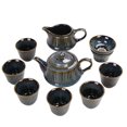 thumbnail image 2 of Producto Juego de té de horno Jun Línea especial de cambio de horno Juego de regalo de tetera de taza de té Regalo de cerámica, 2 of 3