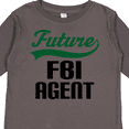 thumbnail image 4 of Inktastic Future FBI Agent Childs Job Boys Long Sleeve Toddler T-Shirt, 4 of 5