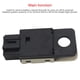 thumbnail image 4 of sweethay Interruptor de luz de freno de coche, interruptor de luz de freno de alto rendimiento, pieza OE número 25981009, reemplazo de interruptor de luz Vehículos, repuestos y accesorios Mis sweethay VI005148-00, 4 of 6