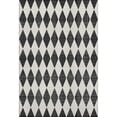 thumbnail image 2 of Addison Rugs Mayfield Washable Transitional Diamonds Black Rectangle Rug, 9' x 12', 2 of 6