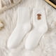 thumbnail image 1 of Calcetines gruesos y cálidos de invierno para mujer, con forro polar, hasta la pantorrilla, bonitos y gruesos, para dormir., 1 of 7