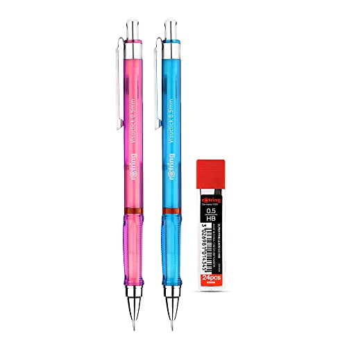 Rotring Lead Refills Hi-Polymer for Fine Mechanical Pencils 0.50mm HB 2x 12 Leads 
