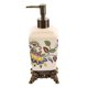 thumbnail image 1 of Vintage Style Ceramic Flower Printing Lotion Dispenser Bottle Lotion Holder, 1 of 4