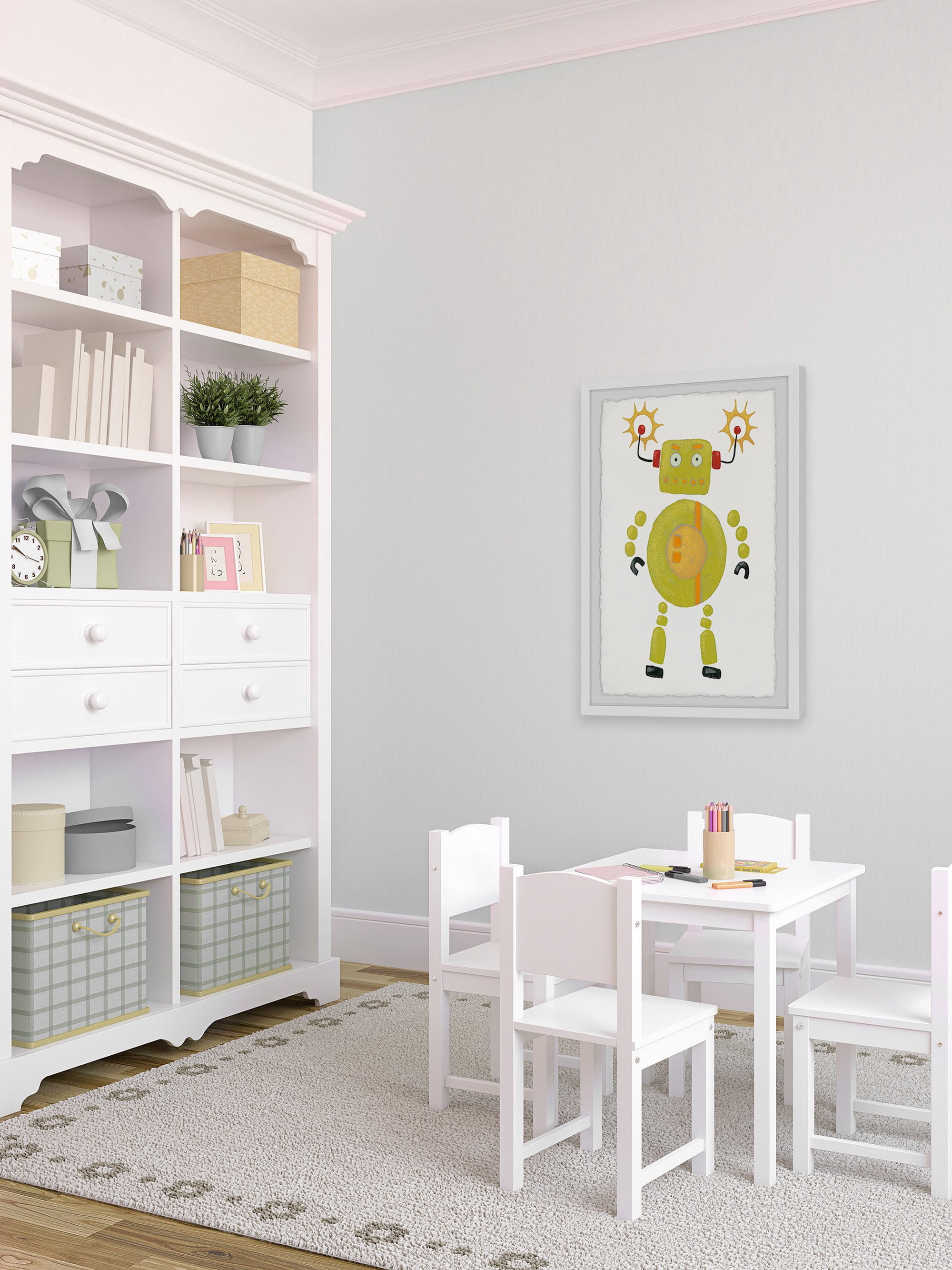 Marmont Hill Magnetic Robot Framed Wall Art