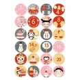 thumbnail image 1 of Binwennn Commercial Kitchen Timers for Cooking Desk Timer Clock Stickers Christmas Number Stickers 24 Stickers Round Christmas Seal Sticker Stickers, 1 of 8