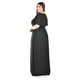 thumbnail image 3 of Vestido largo con abertura Roman Fashion / Tallas Extras, 2010 (Negro) negro 40, 3 of 6