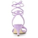 thumbnail image 3 of Sandalias De Tacón De Aguja Con Cordones Arriba Punta Abierta Para Mujer Morado claro 37, 3 of 6