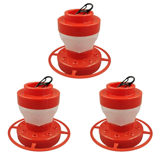 Comedero colgante, dispensador de semillas, recipiente de comida para aves silvestres con paneles transparentes, fácil de llenar y limpiar, diseño resistente a la intemperie para jardín, jardín y