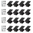 thumbnail image 3 of Abbracc 16x Window Clips Reusable Window Clips for Brick Wood Stucco Black, 3 of 9