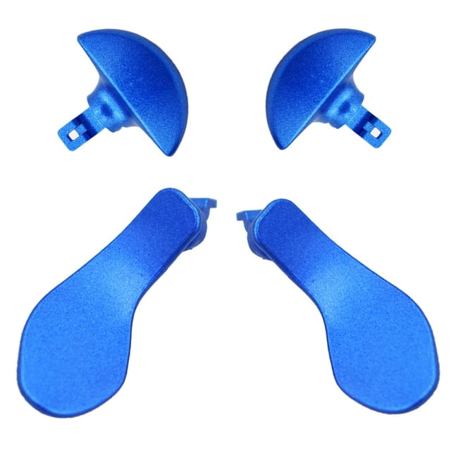 4 Pcs Palettes Arrière en Métal pour Manette DualSense Edge PS5, Pièces de Remplacement Interchangeables pour Manette Sans Fil DualSenseEdge PS5
