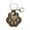 Dark Brown, variant on Pet Paw Shaped Leather Keychain Memorial Gifts Cat Dog Cute Key Chain for Bag Purse Paw Charm Key Holder