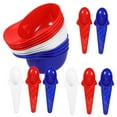 thumbnail image 4 of CHOK Baseball Hat Shaped Ice Cream Bowls Reusable Plastic Bowls for Storage Assorted Color 12pcs, 4 of 8