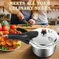 thumbnail image 3 of Stainless Steel Pressure Cooker, 2L Stainless Steel Pressure Cooker Cooking Various Foods For Induction Cooker, 3 of 9