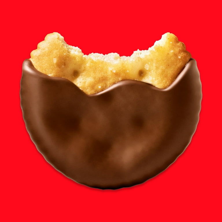 RITZ Fudge Covered Holiday Crackers, Party Snacks, Limited Edition