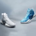 thumbnail image 3 of [Sneakers] Men'S Basketball Shoes Featuring a Pink And Blue Contrasting Color Scheme, Designed with a High-Top And Thick Sole. They Have a Lace-Up Style, Providing Stable Grip for Sports, 3 of 9