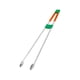thumbnail image 1 of Pinza para basura, recogedor de basura, herramienta de asistencia para alcanzar, resistente al óxido, pinza para recoger basura para jardín, césped y Naranja, 1 of 10