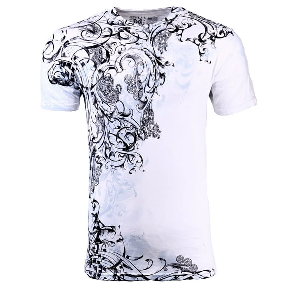 Xtreme couture by Affliction Men's T-Shirt SCRAP HEAP Biker