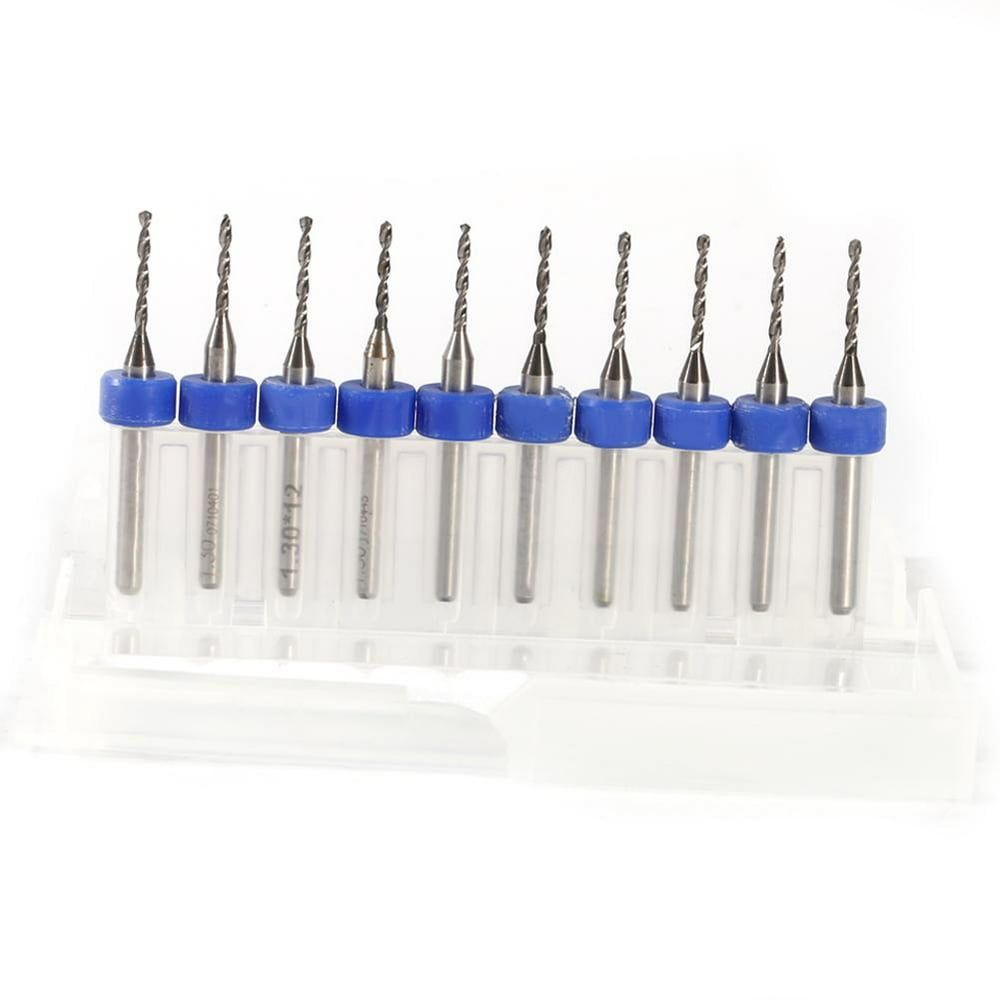 Kritne 10pcs PCB Print Circuit Board Carbide Micro Drill Bits Tool Set