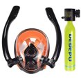 thumbnail image 1 of "Kit de buceo S5000plus - Paquete A en color verde con tanque de 1L y máscara antifog", 1 of 6