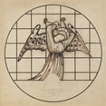 thumbnail image 2 of Sir Edward Coley Burne-Jones 15x15 Black Ornate Wood Framed Double Matted Museum Art Print Titled - Angel Playing on Bells II, 2 of 5