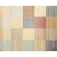 thumbnail image 1 of Ahgly Company Indoor Rectangle Contemporary Khaki Gold Checkered Area Rugs, 3' x 5', 1 of 6
