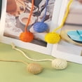 thumbnail image 4 of DEELLEEO 2pcs Cat Toys With Tailed  Ball  For Amusing  Playing  Grinding Teeth  Interactive Biting  Provided For Pet Use Only, 4 of 7